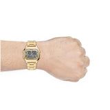 Fossil Retro Digital Gold Dial Gold Steel Strap Watch for Men - FS5843 Buy Now By Fossil