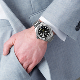 Tag Heuer Aquaracer Automatic Black Dial Silver Steel Strap Watch for Men - WAY2010.BA0927 Buy Now By Tag Heuer