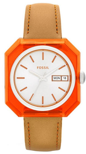 Fossil Candy White Dial Brown Leather Strap Watch for Women - ES3537 Buy Now By Fossil