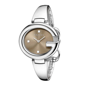 Gucci Guccissima Brown Dial Silver Steel Strap Watch For Women - YA134302 Buy Now By Gucci