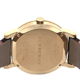 Burberry The City Gold Dial Black Leather Strap Watch for Men - BU9032 Buy Now By Burberry