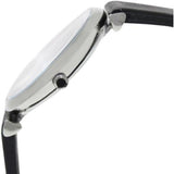 Emporio Armani Retro Analog Quartz Silver Dial Black Leather Strap Watch For Men - AR1674 Buy Now By Emporio Armani