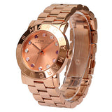 Marc Jacobs Amy Dexter Rose Gold Dial Rose Gold Steel Strap Watch for Women - MBM3216 Buy Now By Marc Jacobs