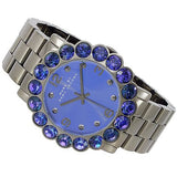 Marc Jacobs Amy Purple Dial Black Steel Strap Watch for Women - MBM3224 Buy Now By Marc Jacobs