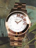 Marc Jacobs Rivera White Dial Rose Gold Steel Strap Watch for Women - MBM3135 Buy Now By Marc Jacobs