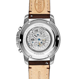 Fossil Grant Automatic White Dial Brown Leather Strap Watch for Men - ME3027 Buy Now By Fossil