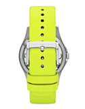 Marc Jacobs Henry White Dial Neon Yellow Rubber Strap Watch for Women - MBM1235 Buy Now By Marc Jacobs