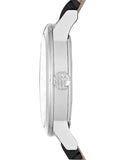 Burberry The City White Dial Black Haymarket Leather Strap Watch for Women - BU9150 Buy Now By Burberry