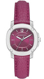 Burberry The Britain Pink Dial Pink Leather Strap Watch for Women - BBY1715 Buy Now By Burberry