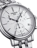 Tissot Carson Premium White Dial Silver Steel Strap Watch For Men - T122.417.11.011.00 Buy Now By Tissot