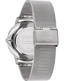 Tommy Hilfiger Spencer Skeleton Black Dial Silver Mesh Bracelet Watch for Men - 1791643 Buy Now By Tommy Hilfiger