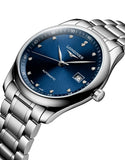 Longines Master Collection Automatic 40mm Blue Dial Silver Steel Strap Watch for Men - L2.793.4.97.6 Buy Now By Longines