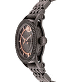 Versace Viamond Quartz Black Dial Grey Steel Strap Watch For Men - VEPO00520 Buy Now By Versace