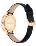Swarovski Octea Nova Black Dial Black Leather Strap Watch for Women - 5650033 Buy Now By Swarovski
