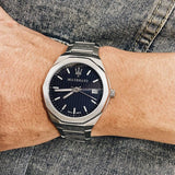 Maserati Stile Blue Dial Silver Steel Strap Watch For Men - R8853142006 Buy Now By Maserati