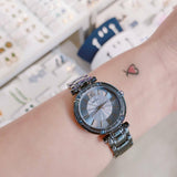 Guess Park Ave Analog Quartz Blue Dial Blue Steel Strap Watch For Women - W0767L4 Buy Now By Guess