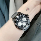 Guess Odyssey Quartz Black Dial Black Silicone Strap Watch For Men - W1108G3 Buy Now By Guess