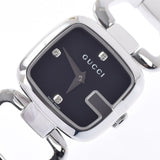 Gucci G Diamonds Black Dial Silver Steel Strap Watch For Women - YA125509 Buy Now By Gucci