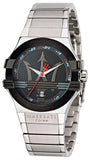 Maserati Potenza Black Dial Silver Steel Strap Watch For Men - R8853108001 Buy Now By Maserati