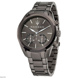 Maserati Traguardo Gun Metal Dial Grey Steel Strap Watch For Men - R8873612002 Buy Now By Maserati