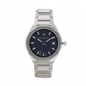 Maserati Stile Blue Dial Silver Steel Strap Watch For Men - R8853142006 Buy Now By Maserati