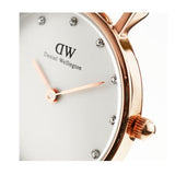 Daniel Wellington Classy Winchester White Dial Two Tone NATO Strap Watch For Women - DW00100077 Buy Now By Daniel Wellington