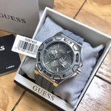 Guess Force Grey Dial Grey Rubber Strap Watch For Men - W0674G8 Buy Now By Guess