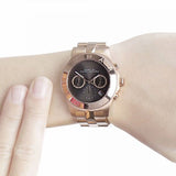 Marc Jacobs Blade Chronograph Brown Dial Rose Gold Steel Strap Watch for Women - MBM3308 Buy Now By Marc Jacobs