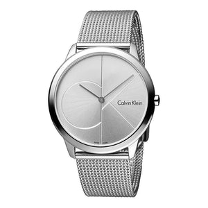 Calvin Klein Minimal Silver Dial Silver Mesh Bracelet Watch for Men - K3M2112Z Buy Now By Calvin Klein