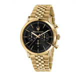 Maserati Epoca Chronograph Black Dial Gold Steel Strap Watch For Men - R8873618023 Buy Now By Maserati