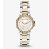 Michael Kors Camille Multifunction Silver Dial Two Tone Steel Strap Watch For Women - MK6982 Buy Now By Michael Kors