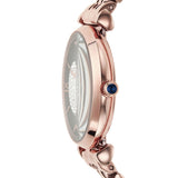 Emporio Armani Gianni T-Bar Quartz Crystals Black Dial Gold Steel Strap Watch For Women - AR11423 Buy Now By Emporio Armani