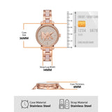 Michael Kors Sofie Quartz Crystals Crystals Rose Gold Dial Rose Gold Steel Strap Watch For Women - MK4336 Buy Now By Michael Kors