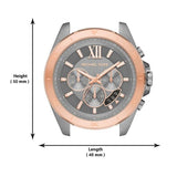 Michael Kors Brecken Chronograph Grey Dial Silver Mesh Strap Watch For Men - MK8868 Buy Now By Michael Kors
