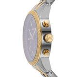 Michael Kors Hutton Chronograph Black Dial Two Tone Steel Strap Watch For Men - MK8954 Buy Now By Michael Kors