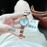 Calvin Klein Wavy White Dial Rose Gold Steel Strap Watch for Women - K9U23646 Buy Now By Calvin Klein