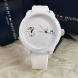 Tommy Hilfiger Denim White Dial White Rubber Strap Watch for Men - 1791324 Buy Now By Tommy Hilfiger