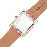 Michael Kors Emery Quartz Diamonds Red Dial Pink Leather Strap Watch For Women - MK2966 Buy Now By Michael Kors