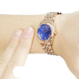 Michael Kors Lexington Quartz Blue Dial Rose Gold Steel Strap Watch For Women - MK3272 Buy Now By Michael Kors