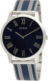 Guess Richmond Blue Dial Two Tone Mesh Bracelet Watch for Men - W1179G1 Buy Now By Guess
