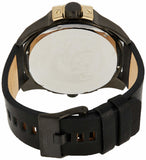 Diesel Uber Chief Two Hand Black Dial Black Leather Strap Watch For Men - DZ7377 Buy Now By Diesel