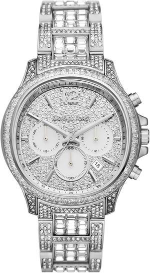 Michael Kors Sage Pavé Limited Edition Crystals Silver Dial Silver Steel Strap Watch for Women - MK7483LE Buy Now By Michael Kors