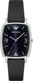 Emporio Armani Epsilon Quartz Black Dial Black Leather Strap Watch For Men - AR2490 Buy Now By Emporio Armani