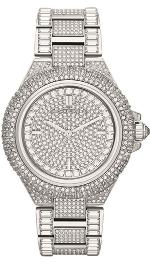 Michael Kors Camille Crystal Pave Dial Silver Steel Strap Watch for Women - MK5869 Buy Now By Michael Kors