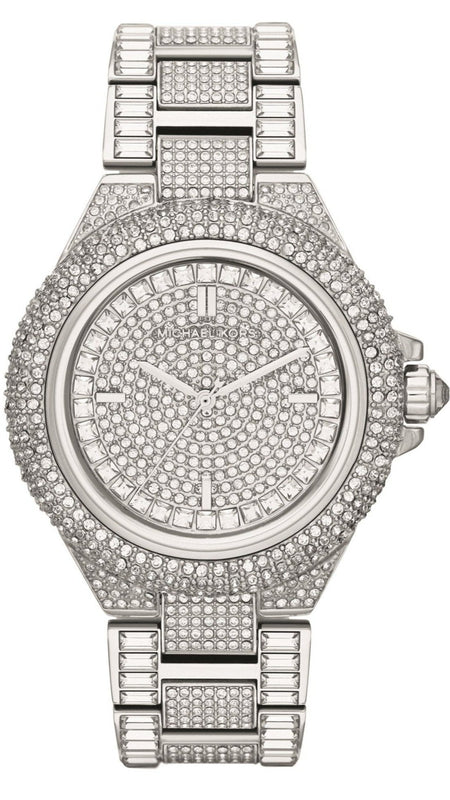 Michael Kors Camille Crystal Pave Dial Silver Steel Strap Watch for Women - MK5869 Buy Now By Michael Kors