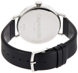 Calvin Klein Even White Dial Black Leather Strap Watch for Women - K7B211C6 Buy Now By Calvin Klein