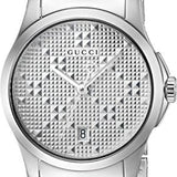 Gucci G Timeless Quartz Silver Dial Silver Steel Strap Watch For Women - YA126551 Buy Now By Gucci