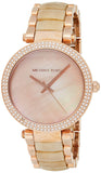 Michael Kors Parker Mother of Pearl Pink Dial Two Tone Steel Strap Watch for Women - MK6492 Buy Now By Michael Kors