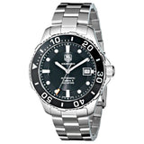Tag Heuer Aquaracer Automatic Caliber 5 Black Dial Silver Steel Strap Watch for Men - WAN2110.BA0822 Buy Now By Tag Heuer