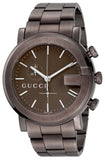Gucci G Chrono Brown Dial Brown Steel Strap Watch For Men - YA101341 Buy Now By Gucci